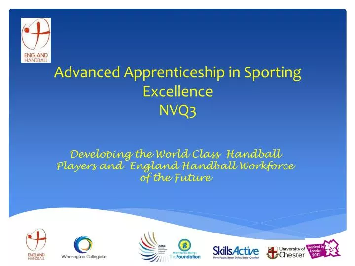 advanced apprenticeship in sporting excellence nvq3