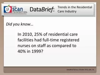 Trends in the Residential Care Industry