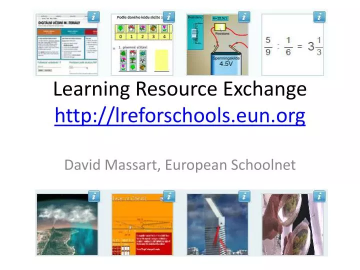 learning resource exchange http lreforschools eun org