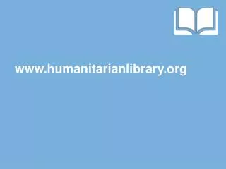 www.humanitarianlibrary.org