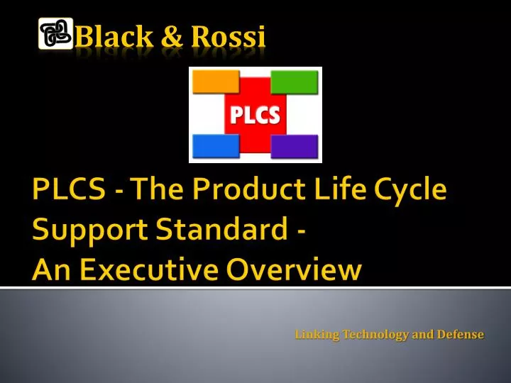 plcs the product life cycle support standard an executive overview