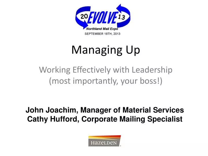 john joachim manager of material services cathy hufford corporate mailing specialist