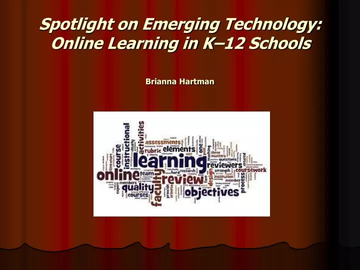 spotlight on emerging technology online learning in k 12 schools