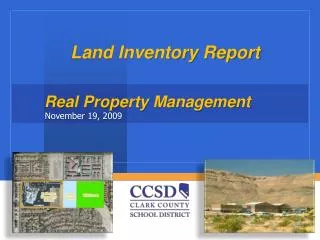Land Inventory Report