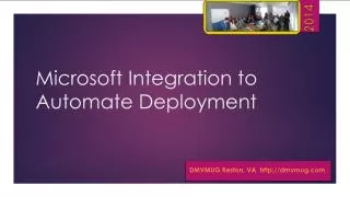 Microsoft Integration to Automate Deployment