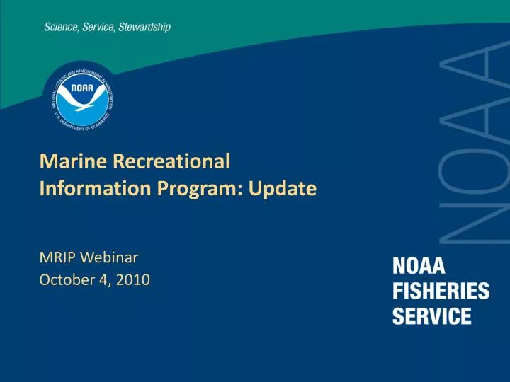 marine recreational information program update