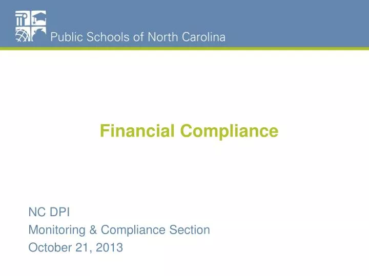 financial compliance