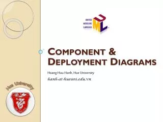 Component &amp; Deployment Diagrams