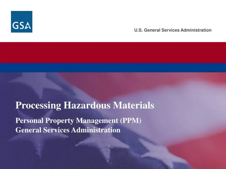processing hazardous materials