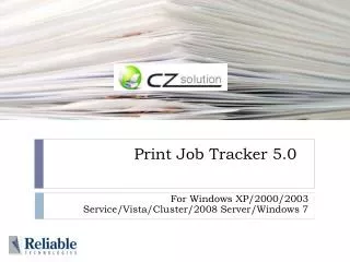Print Job Tracker 5.0