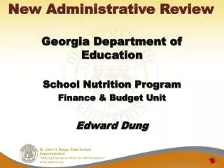 New Administrative Review