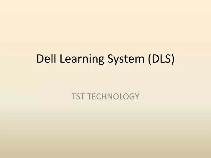 dell learning system dls
