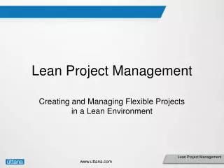 Lean Project Management