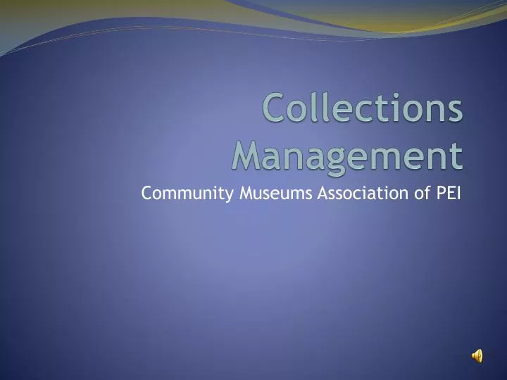 collections management