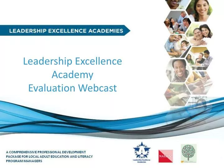 leadership excellence academy evaluation webcast