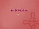 Public Relations - slide 1