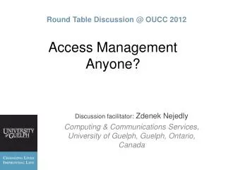 Access Management Anyone?