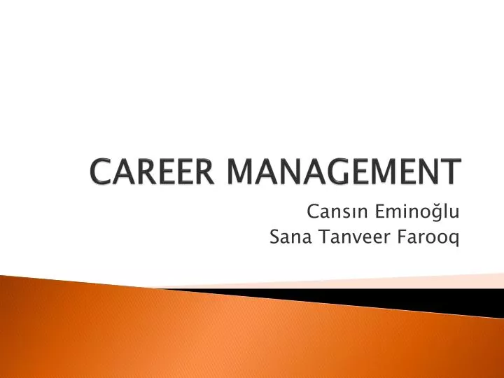 career management