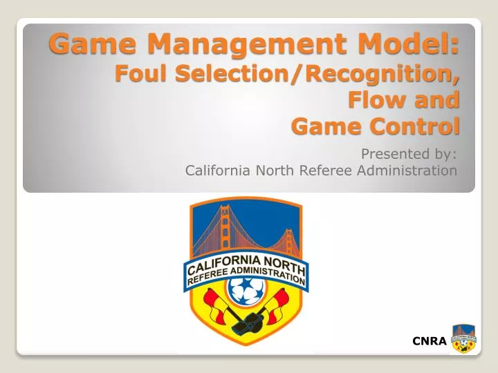 game management model foul selection recognition flow and game control