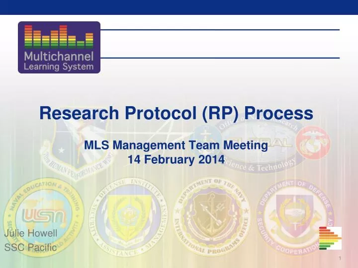 research protocol rp process mls management team meeting 14 february 2014