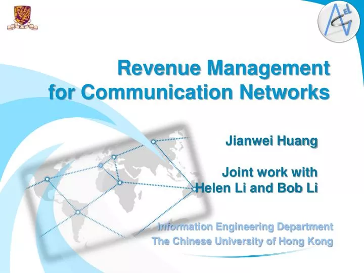 revenue management for communication networks