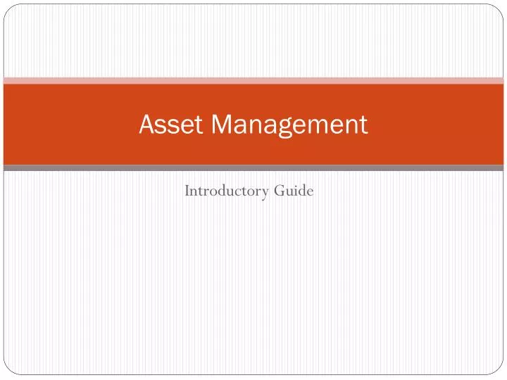 asset management