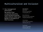 Multiculturalism and Inclusion - slide 1