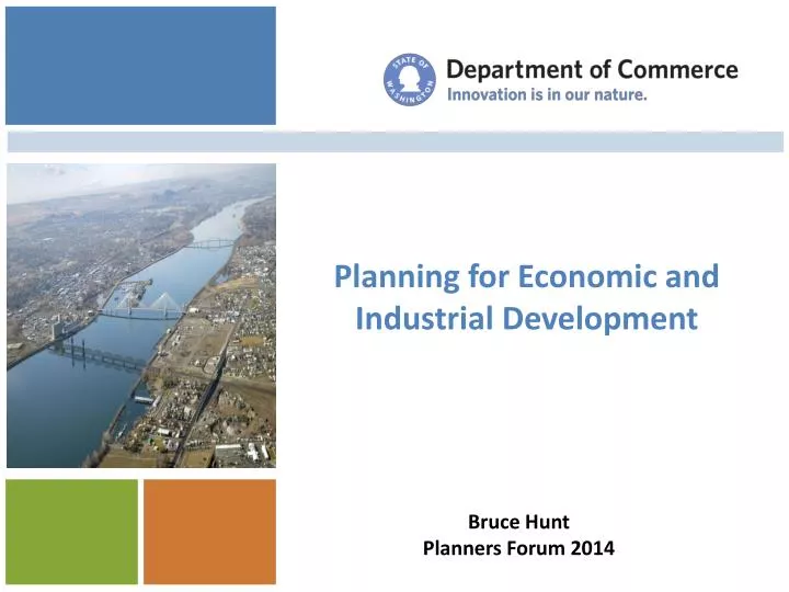planning for economic and industrial development