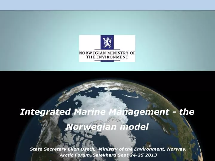 integrated marine management the norwegian model