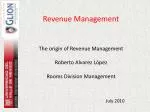 Revenue Management - slide 1