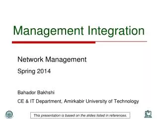 Management Integration