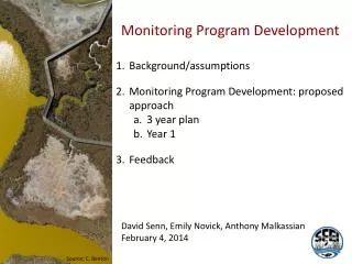 Monitoring Program Development