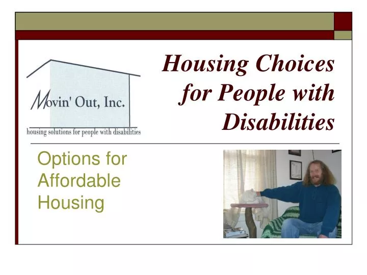 housing choices for people with disabilities
