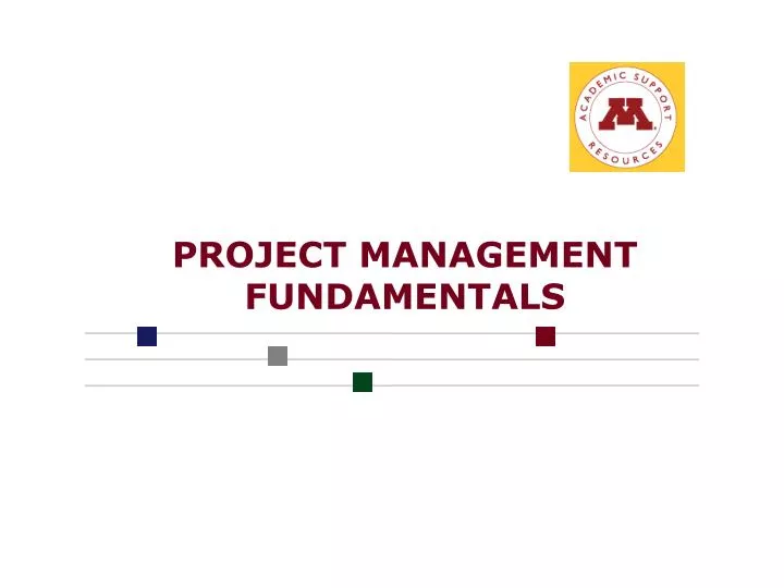 project management fundamentals