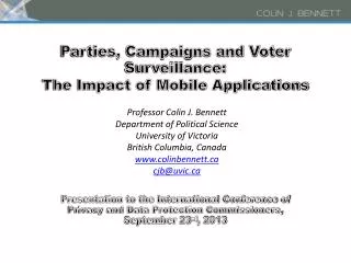 Parties, Campaigns and Voter Surveillance: The Impact of Mobile Applications