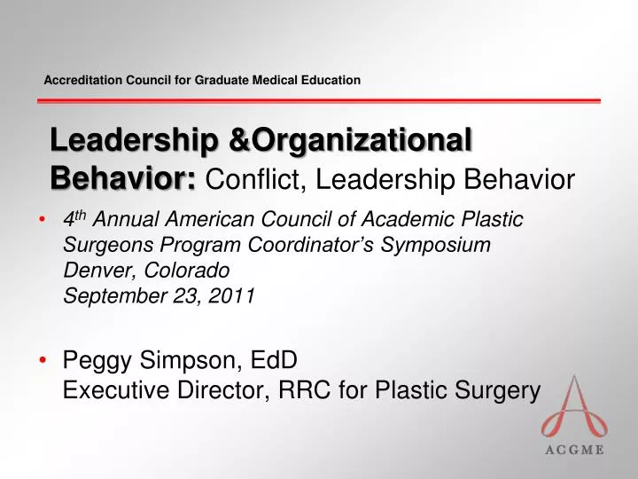leadership organizational behavior conflict leadership behavior