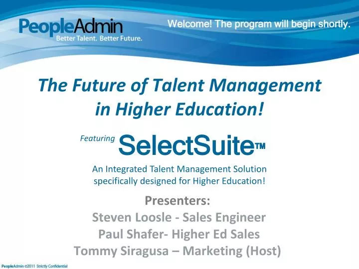 the future of talent management in higher education