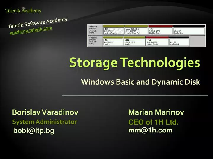 storage technologies