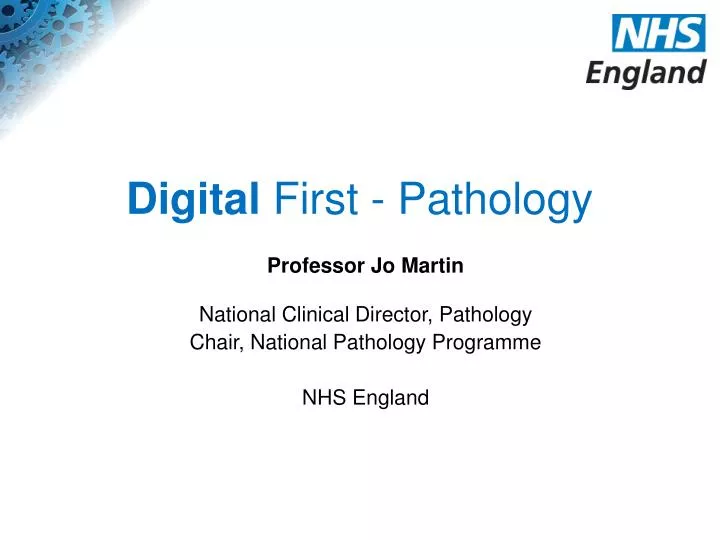 digital first pathology