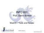Week 6 - Tools and Review - slide 1