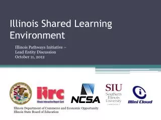 Illinois Shared Learning Environment