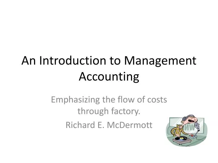 an introduction to management accounting