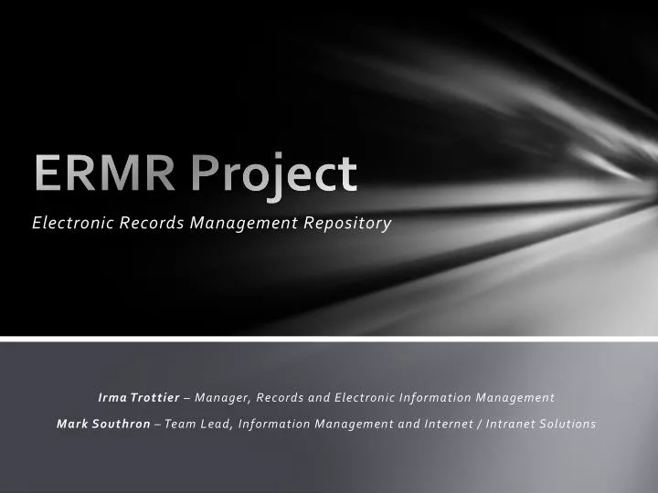 ermr project