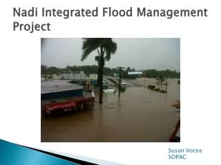 Nadi Integrated Flood M anagement Project