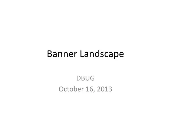 banner landscape