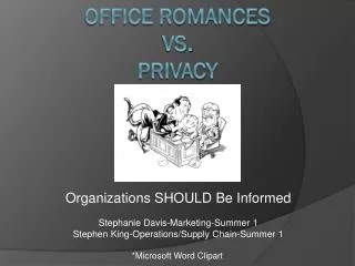 Office romances Vs. Privacy