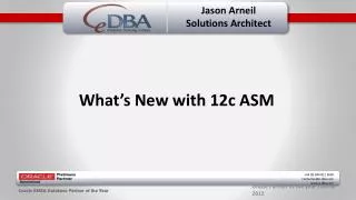 Jason Arneil Solutions Architect