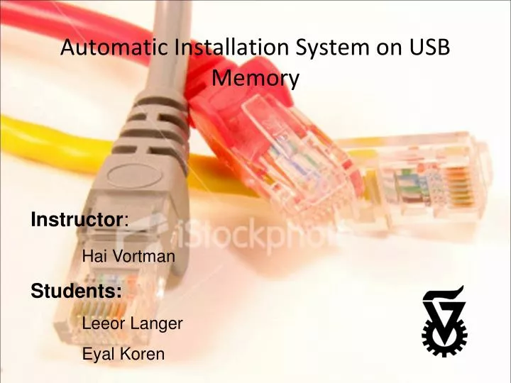 automatic installation system on usb memory