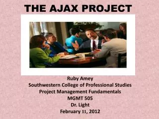 THE AJAX PROJECT
