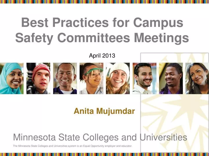 best practices for campus safety committees meetings april 2013